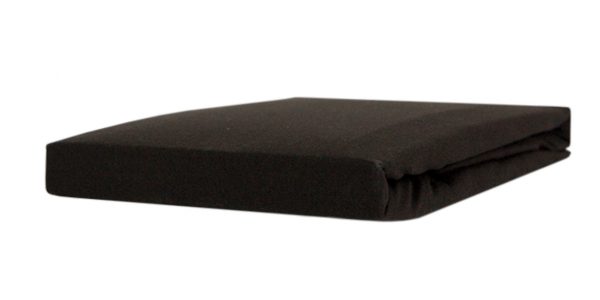 Jersey fabric sheet with elastic - CHOCOLATE.