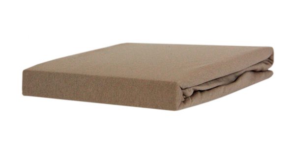 Jersey fabric sheet with elastic