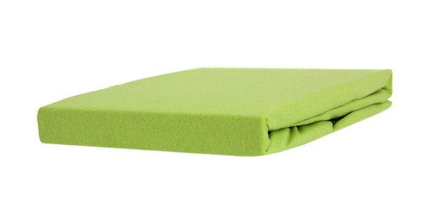 Jersey fabric sheet with elastic