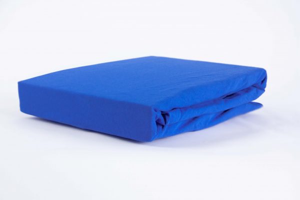 Jersey fabric sheet with elastic