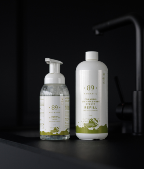Foaming dishwashing liquid